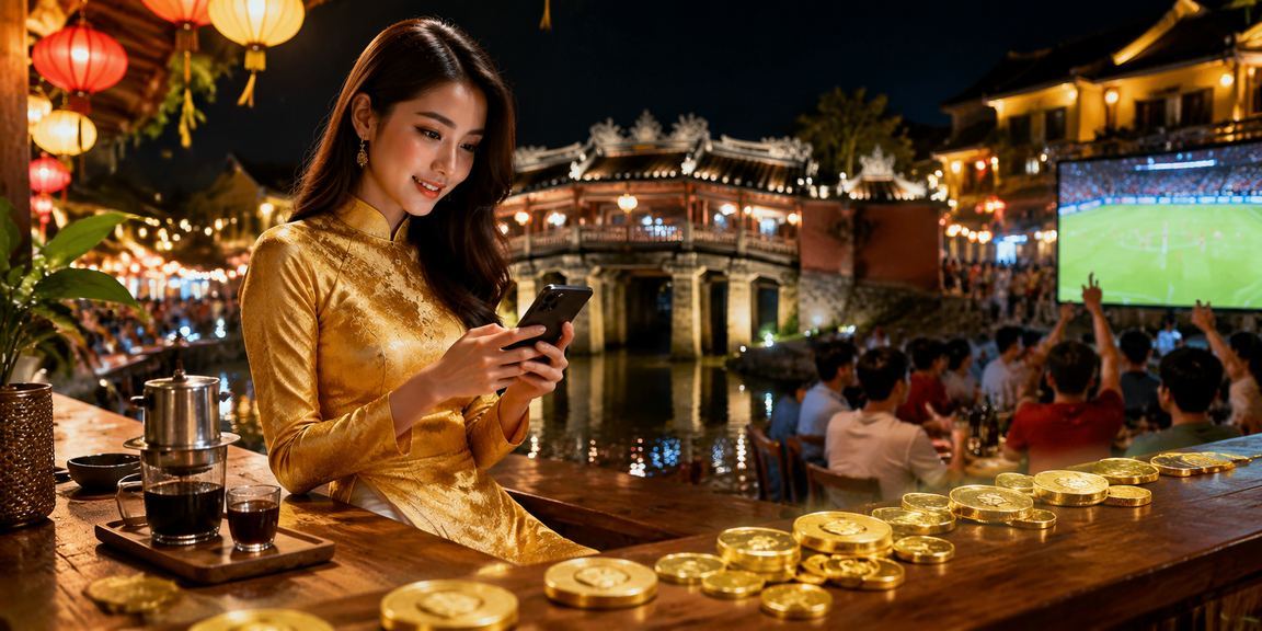 Các khách hàng chơi casino trực tuyến qua ứng dụng ttxsmb trên điện thoại tại Hội An